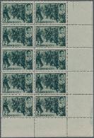 Sowjetunion: 1942, Heroes Of Soviet-Union (partisan Soja Kosmodemjanskaja) 2r. Dark Green In A Lot W - Lettres & Documents
