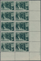 Sowjetunion: 1942, Heroes Of Soviet-Union (partisan Soja Kosmodemjanskaja) 2r. Dark Green In A Lot W - Briefe U. Dokumente