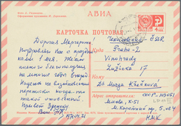 Sowjetunion: 1961 - 1991, Collection Of Ca. 1553 Pictured Postal Stationery Cards, Used And Unused, - Lettres & Documents