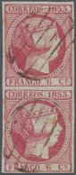 Spanien: 1850/1854, Lot Of 27 Classic Stamps Incl. Some Pairs, Nice Range Of Postmarks, Attractive P - Briefe U. Dokumente