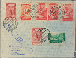 Spanien: 1860/1960 (ca.), Spain/colonies, Holding Of Some Hundred Covers/cards, Incl. Registered, Ce - Briefe U. Dokumente