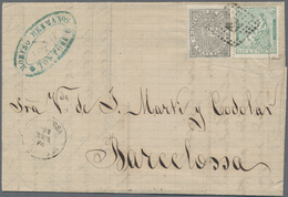 Spanien: 1860/1990(ca.), More Than 250 Covers And Postal Stationaries Starting With Various Early Is - Lettres & Documents
