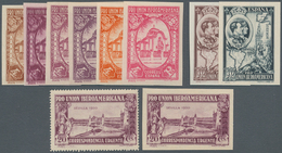 Spanien: 1930, Ibero-American Exhibition In Sevilla Large Lot With About 2.500 Stamps In 30 Differen - Briefe U. Dokumente