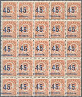 Spanien: 1938, Numeral Issue 2c. Red-brown 'Republica Espanola' Surcharged '45 Centimos' In A Lot Wi - Cartas & Documentos