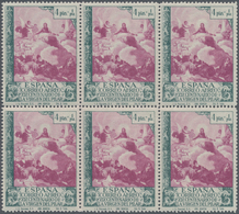 Spanien: 1940, Virgin Of Pilar Airmail Stamp 4+1pta. 'Mary, Queen Of Martyr' In A Lot With 46 Stamps - Brieven En Documenten