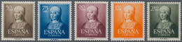 Spanien: 1951, 500th Birthday Of Queen Isabella I. Lot With 30 Complete Sets Incl. Several Pairs And - Cartas & Documentos