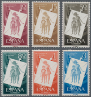 Spanien: 1956, 'Pro-Infancia Hungaria' (for Hungarian Youth) Complete Set Of Six In A Lot With About - Lettres & Documents