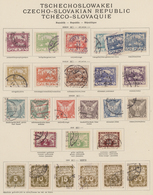 Tschechoslowakei: 1918/1970, Used And Mint Collection On Album Pages, Well Collected Throughout From - Oblitérés