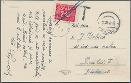 Tschechoslowakei: 1919/86, Holding Of Ca. 150 Letters, Cards, Picture Postcards, A Franked Consignme - Oblitérés