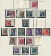 Tschechoslowakei - Besonderheiten: 1945, Lot Of Provisionals With Imprints For 1945 Liberation On Fo - Sonstige & Ohne Zuordnung