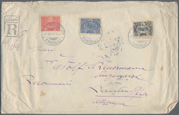 Türkei: 1880 - 1918, (ca.), Accumulation Of 35 Covers (letters, Postal Stationery, Picture-postcards - Usados