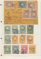 Türkei: 1920/1922: Substantial Collection On 10 Pages With The Overprint Issues Of The Angora Govern - Used Stamps