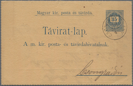 Ungarn - Ganzsachen: 1874/1931 (ca.), Accumulation Of Approx. 320 Unused And Used Forms And Mostly P - Postal Stationery