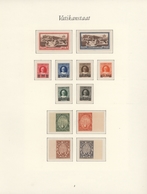 Vatikan: 1929/1993, Fantastische, Komplett Postfrische Sammlung In 4 Borek-Vordruckalben, Dabei Fast - Collections