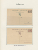 Vatikan - Ganzsachen: 1929/1993, Eine Herrliche Und Komplette Ganzsachen-Sammlung Ungebrauchter Post - Entiers Postaux