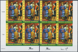Vereinte Nationen - Wien: 1979/2000. Amazing Collection Of IMPERFORATE Stamps And Progressive Stamp - Ongebruikt