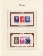 Europa: 1850/1968, EUROPA-TRIO, Sammlungs-Konvolut Mit Belgien, Österreich Und Der Schweiz In Drei V - Europe (Other)