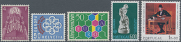 Europa-Union (CEPT): 1957/1991, Bestand Mit 141 Kompletten Jahrgängen (OHNE Blocks) Auf Steckkarten - Otros - Europa