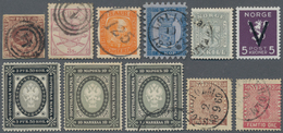 Skandinavien: 1856/1993 (ca.), Duplicates On Stockcards With A Few Classic Stamps But Also A Nice Pa - Europe (Other)
