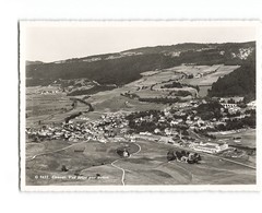 Suisse Couvet Vue Prise Par Avion CPSM GF , Photo Aerienne Alpar Berne - Couvet