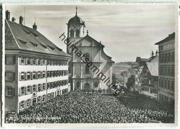 Trogen - Landsgemeinde - Foto-Ansichtskarte Grossformat - Verlag Hans Gross St. Fiden-St. Gallen 40er Jahre - Trogen