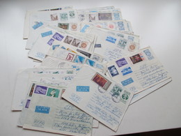 Bulgarien 1980er Jahre GA Umschläge Alle Als Luftpost In Die DDR Viele Schöne Zusatzfrankaturen! Insgesamt 38 Belege - Brieven En Documenten