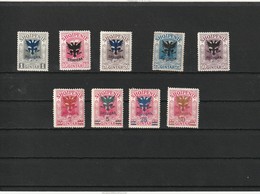 1920 MH Mint Hinged Sc.120-128, Mi. 67-75,   Yv. 97-105      027 - Albania