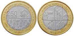 CAPE VERDE, 250 Escudos, 2015, Commemorative 40th Years Of Cape Verde Independence, BI-METALLIC, UNC - Cape Verde