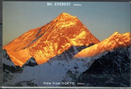 Mt. Everest. Postcard MNH. - Climbing