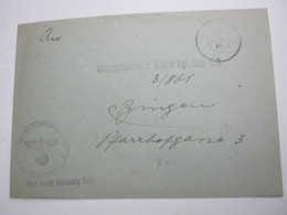 1941 , Aptierter "R" Reservestempel Auf Brief , Absender : Stalag XII - Prisoners Of War Mail