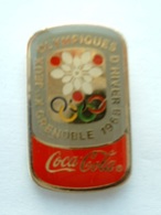 PIN'S COCA COLA - J.O GRENOBLE 1968 - Coca-Cola