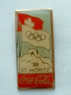 PIN'S COCA COLA - J.O ST MORITZ 1928 - Coca-Cola