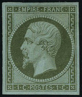 Neuf Avec Charnière N° 11, 1c Olive, T.B. Signé A.Brun - Andere & Zonder Classificatie