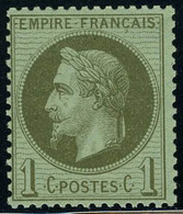 Neuf Sans Charnière N° 25, 1c Vert Bronze, TB - Other & Unclassified