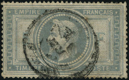 Oblitéré N°33. 5f Violet Gris. 2 Ou 3 Dents à Peine Courte. T.B. - Andere & Zonder Classificatie