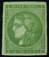 Neuf Sans Charnière N° 42B, 5c Vert-jaune, TB - Sonstige & Ohne Zuordnung