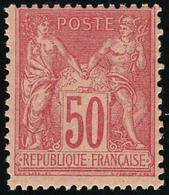Neuf Sans Charnière N° 98, 50c Rose II, T.B. - Sonstige & Ohne Zuordnung