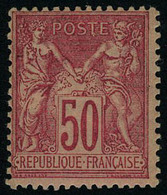 Neuf Avec Charnière N° 104, 50c Rose Type III, T.B. - Other & Unclassified