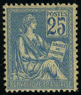 Neuf Sans Charnière N° 114, 25c Bleu, Excellent Centrage, TB - Sonstige & Ohne Zuordnung