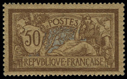 Neuf Avec Charnière N° 120d, 50c Merson, Papier GC Centrage Parfait, Cl, T.B. - Andere & Zonder Classificatie