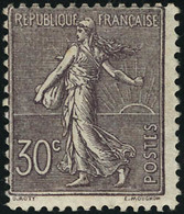 Neuf Avec Charnière N° 132a Et 133. Les 25c Et 30c, Semeuse Lignée. T.B. - Autres & Non Classés