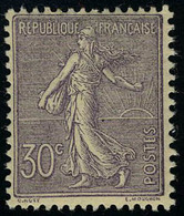 Neuf Sans Charnière N° 133, 30c Lilas, Excellent Centrage, T.B. - Otros & Sin Clasificación