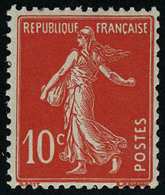 Neuf Sans Charnière N° 138c, 10c Semeuse écarlate, T.B. - Otros & Sin Clasificación
