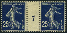 Neuf Sans Charnière N° 140, Collection 25c Bleu, 5 Blocs De 4 Coin Daté 1924,25, 26 Et 27 + Specimen 1925 + 10 Blocs De  - Autres & Non Classés