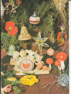 84611- CLOCK, ORNAMENTS, MUSHROOMS - Paddestoelen