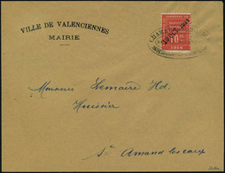 Lettre N° 1, 10c Valenciennes Sur L Obl Chambre De Commerce + 19 Oct 14 Pour St Amand Les Eaux, T.B. - Otros & Sin Clasificación
