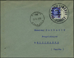 Lettre L'ILE D'YEU, Yvert N° 552 Sur L Càd L'Ile D'Yeu 19.10.1944 Pour Les Mouchamps Vendee,  TB - Andere & Zonder Classificatie