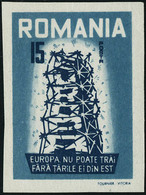 Neuf Sans Charnière Timbres De Propagande Anti-communiste émis Par Des Dissidents Roumains. Dallay N°1/3 Dentelés + Les  - Autres & Non Classés