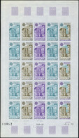 Neuf Sans Charnière N° 276/77, Europa 1979, La Paire, Feuille Complète De 25ex ND, Essai De Couleur, Superbe, Photo Web - Altri & Non Classificati