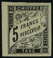 Neuf Avec Charnière N° 12/14, 1, 2 Et 5f Noir Superbes, Signés - Other & Unclassified